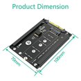 thumbnail image 4 of M.2 NVME Key M SSD to SFF-8639 U.2 Adapter Riser Converter with Frame Bracket Support 2230 2242 2260 2280 M.2 SSD, 4 of 5