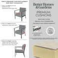thumbnail image 6 of Better Homes & Gardens 24"x 24" Premium Gray Outdoor 2 Piece Deep-Seat Cushion, 6 of 9