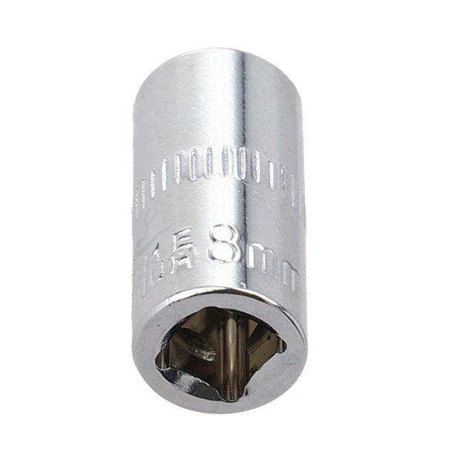 1 Pce Clé Hexagonale Tête 4-14mm 1/4 Po Double Extrémité 8mm