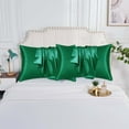 Satin Pillowcase Lzobxe Simulated Silk Pillowcase For Hair And Skin