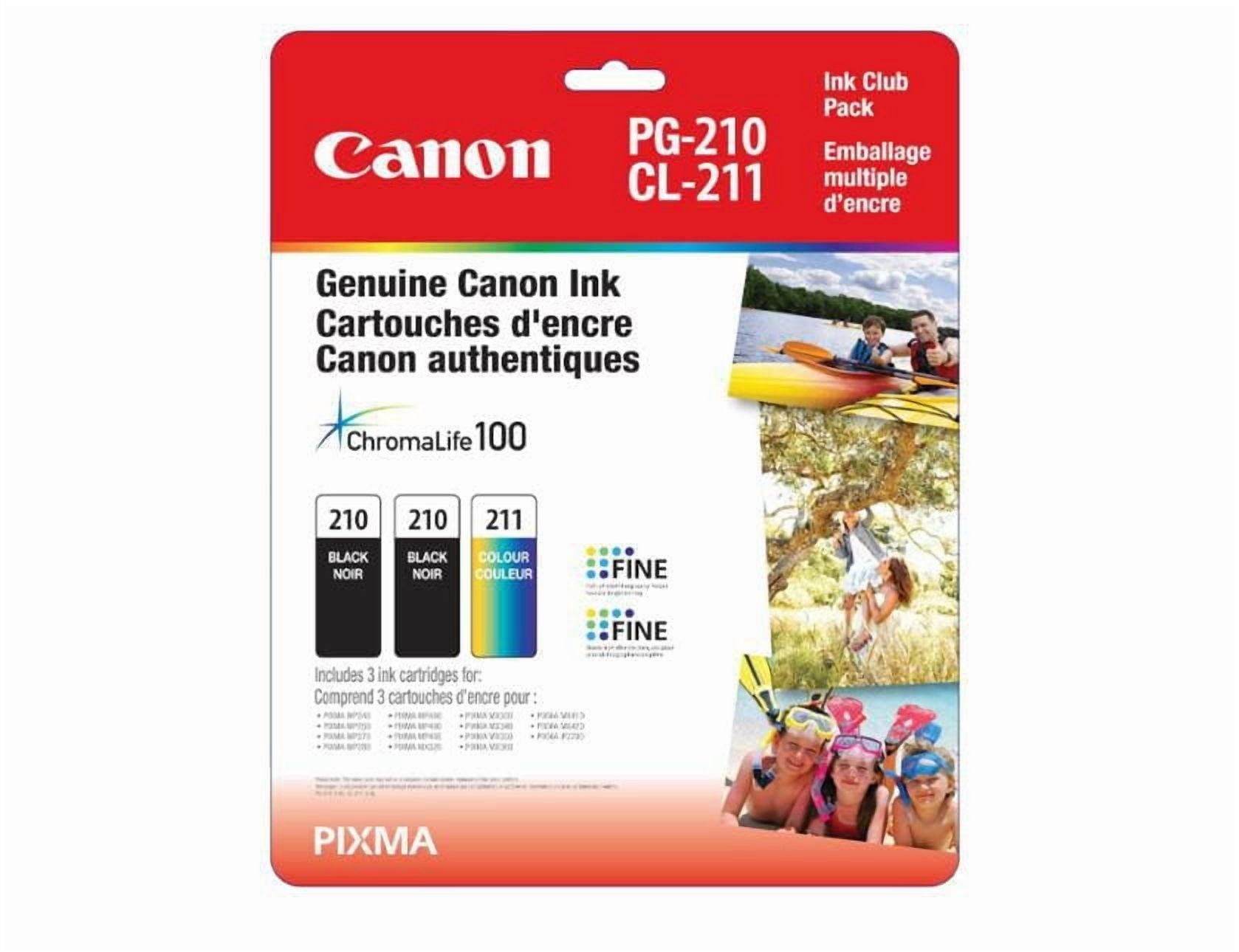 Canon- Emballage multiple d'encre PG-210 et CL-211
