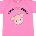 thumbnail image 4 of Inktastic I'm a Pig Deal Cute Pig Pun Boys or Girls Baby Bodysuit, 4 of 5