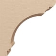 thumbnail image 3 of 6"W x 12"D x 12"H Classic Hughes Rough Cedar Woodgrain TimberThane Corbel, Primed Tan, 3 of 6
