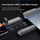 thumbnail image 4 of SSK SSD USB C Stick de 512 GB, 1000 MB/s, para iPhone/PS4/Android, 4 of 7