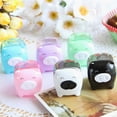 thumbnail image 2 of Musbetu Manual Pencil Sharpener Pig Shaped Plastic Waste Storage Convenient Pencil Curler for Desktop, 2 of 7