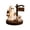 B, variant on 3.94 Inch Halloween Ghost Figurine, Cozy Ghost Decor, Light Up Reading Ghost Statue Halloween Night Light 1 Pack