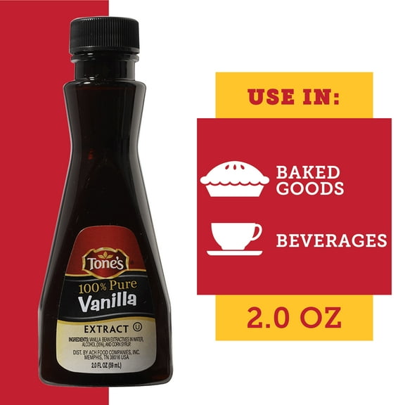 Tone's Pure Vanilla Extract, 2 fl oz