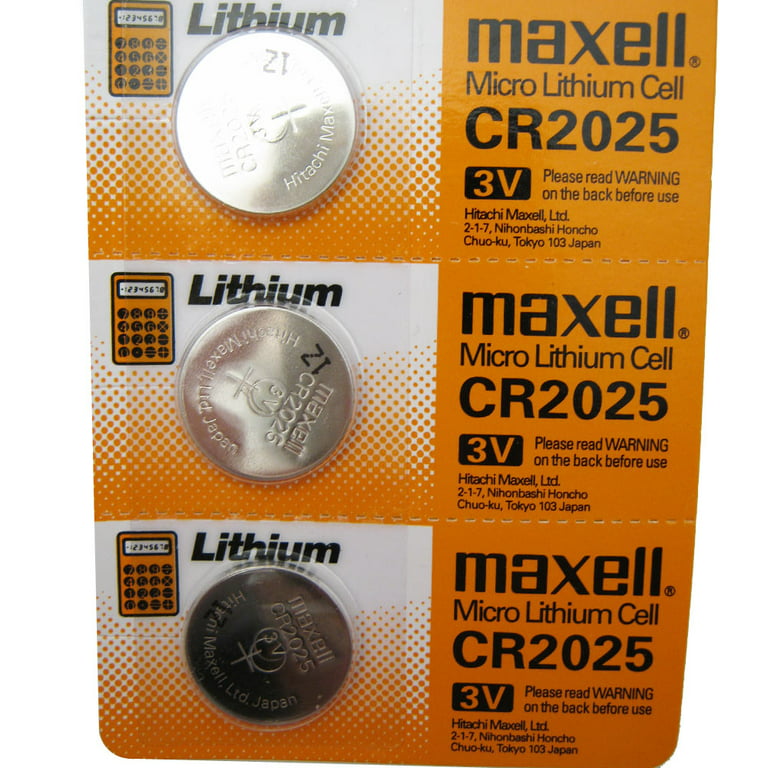 GutAlkaLi CR2025 3V Lithium Battery, CR 2025 Batteries, 10 Count