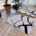 thumbnail image 1 of Leopard Zebra Toilet Door Mat Tufted Rug Cute Flocking Carpet Marble Texture Floor Pad Anti Slip Doormat Aesthetic Home My Lux Decor Round, 1 of 9