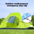 thumbnail image 3 of LJNYFDC Pince de Tente Coupe-Vent Imperméable Détachable Stable Fixe pour Camping Randonnée Bâche 10 Pcs, 3 of 6