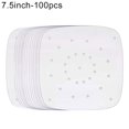 thumbnail image 1 of ENJOYW 100Pcs Perforated Square Non-stick Air Frying Pan Pad Barbecue Paper Steam Mat Baking Papers, 1 of 6