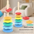 thumbnail image 5 of Fufvuti Spinning Toy, Rainbow Stacking Toys for Toddlers 1-3, Ring Stacker Baby Toys 6 to 12 Months, Girl Boy Christmas Birthday Gifts, Montessori Autism Sensory Toy, 5 of 6