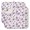 Watercolor Purple Rose, variant on White Soft Wildflower Kitchen Drying Mat, 2 Pcs Set Super Absorbent Absorbent Microfiber Kitchen Counter Mat, Rollable and Foldable with Hanging Loops, Sink Area Decor ,16x18in