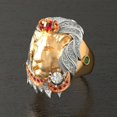 thumbnail image 4 of MayiaHey Lion Head Ring, Gold Lion Head Ring for Men, CZ Lion Animal Ring Lion Jewelry, Iced Out Celtic Lion Ring Hip Hop Crown Lion Band Ring Rock Lion head Ring Punk Lion Animal Ring, 4 of 4