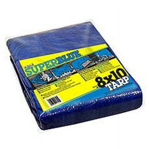2.3 oz 12 x 20 ft. Super Blue Tarp Outdoor Canopies, Small