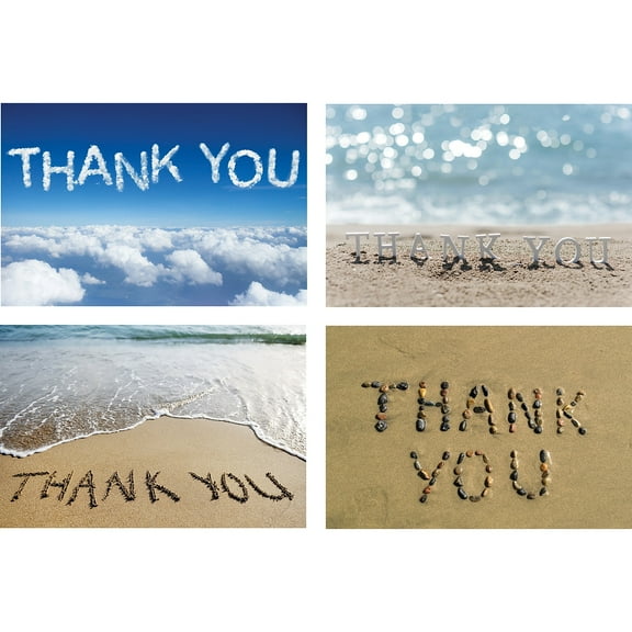 Better Office Thank You Cards with Envelopes 4" x 6" Assorted Colors 100/Pack (64522)