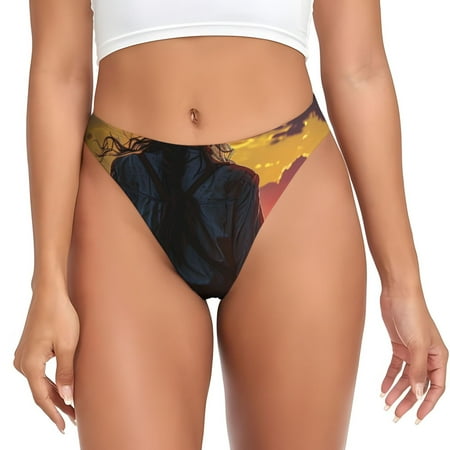 Sigee Sunset Western Cowgirl for Women s G-String Panty  Low Rise  Soft Lace Perfect for Everyday Wear or Special Occasions-3X-Large