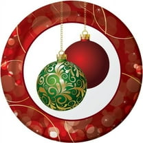 Elegant Ornaments 7-inch Paper Plates 8 Per Pack