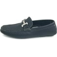 thumbnail image 2 of Men's Driving Moccasins Loafers Moc Toe Metal Buckle Casual Slip On Shoes, 2 of 4