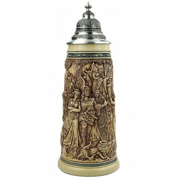 German Beer Stein 2018 2 liter tankard, beer mug, Limitaet 2018