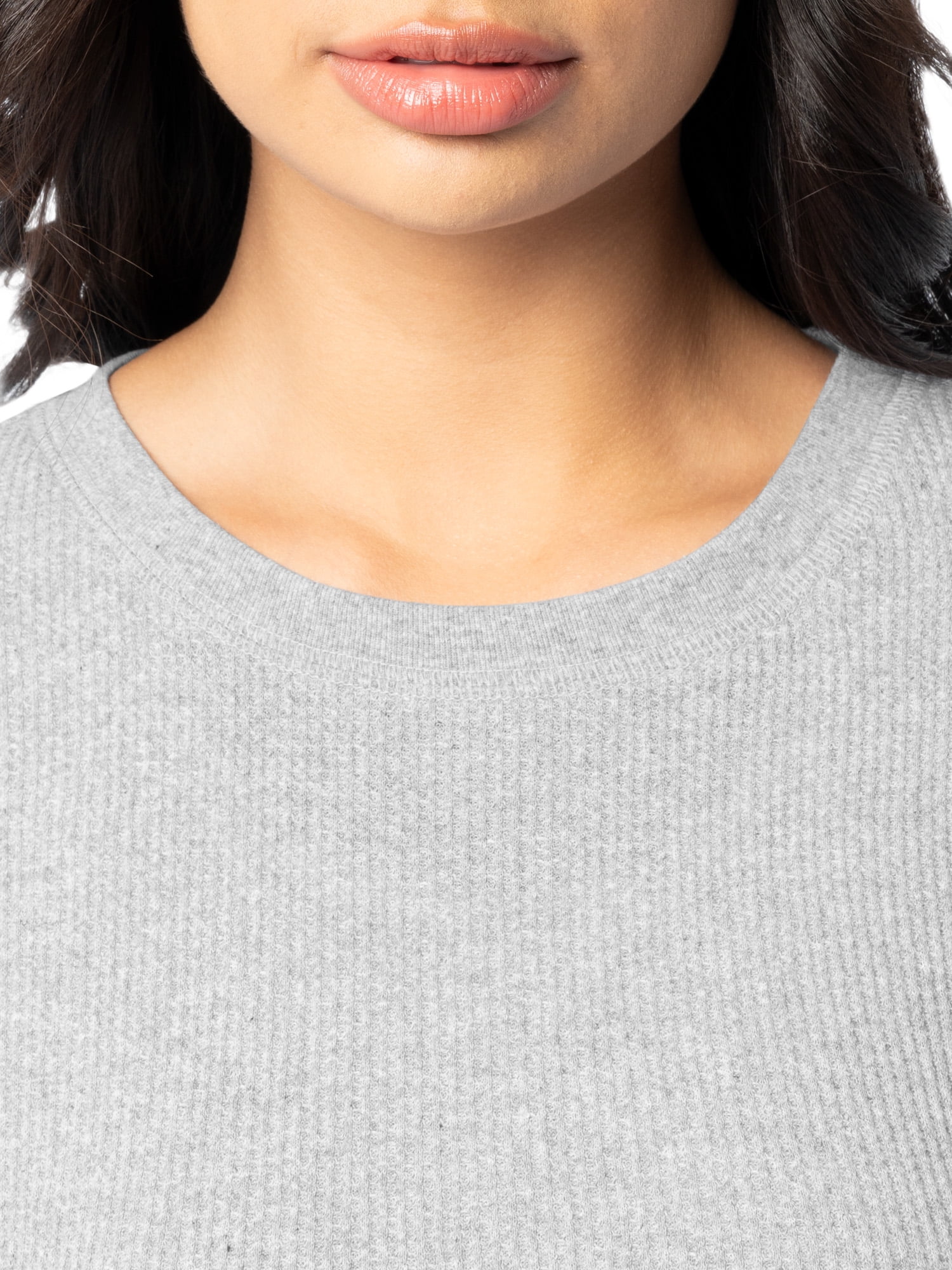 Fruit of the Loom Women's Recycled Waffle Thermal Top & Bottom Set, Sizes XS-4XL