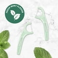thumbnail image 4 of Plackers Micro Mint Dental Floss Picks, Fold Away Pick, Easy to Use, with Super TufFloss®, Green, 500 Count, 4 of 5