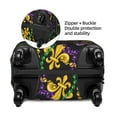 thumbnail image 4 of Easygdp Mardi Gras6 Print Elastic and Washable Suitcase Protective Cover with Hidden Zipper Fits 18-32 inch Luggage -Large, 4 of 9