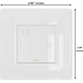 thumbnail image 2 of Crown Display Crystal Clear Mini Disposable Appetizer Plates - Pack of 100 - 3x3 inches, 2 of 8