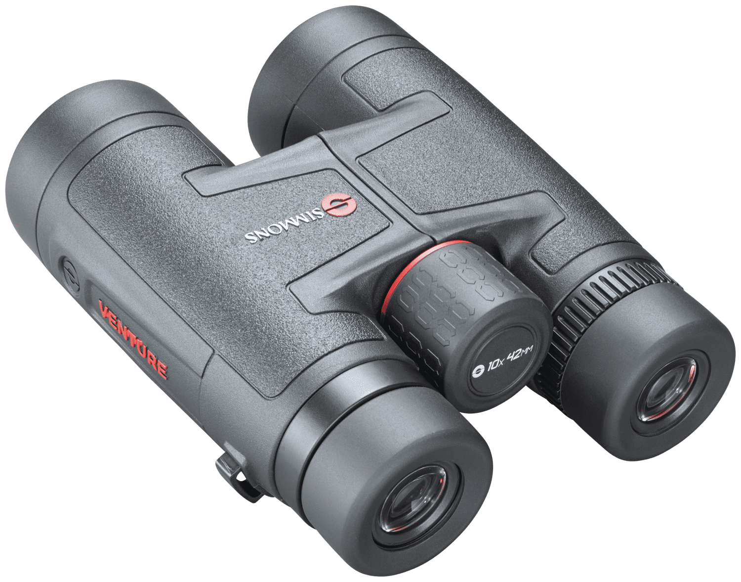 Simmons Venture 10x42mm Binoculars, Black, Roof Prism, 8971042R