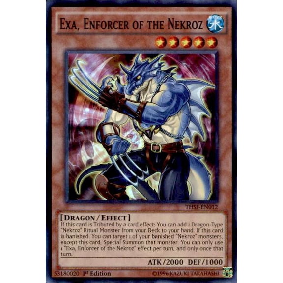 YuGiOh The Secret Forces Super Rare Exa, Enforcer of the Nekroz THSF-EN012