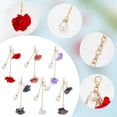thumbnail image 3 of 6 colgantes para correa de teléfono celular de 5,2 pulgadas, decoración con forma de flor, llavero, accesorios para mujer., 3 of 5
