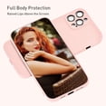 thumbnail image 3 of Silicone Case for iPhone 14 Pro 6.1 inch, Slim Liquid Silicone Case Shockproof Full Body Protection Phone Case with Anti-Scratch Microfiber Ultra Slim Soft Bumper Cover - Pink, 3 of 16