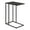 Black, variant on Kate and Laurel Lockhardt Metal Modern Glam C-Table for Bedroom or Living Room, Brass, 19 x 13 x 27, Narrow Side Table for Small Spaces and Bedroom Accent Piece
