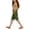 00-Army Green61, variant on Lullu Girls Summer High Waist Shorts Casual Knee-Length Shorts with Pockets, Sizes 5-14