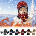 thumbnail image 6 of Zwiiyzr Kids Winter Beanie Hat Warm Knit Thick Ski Cap And Scarf Gloves Set For Girls Boys 1-11 Years Red, 6 of 6