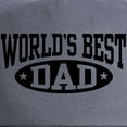 thumbnail image 2 of CafePress - World's Best Dad Cap - Adjustable 100% Brushed Unisex Casual Cotton Baseball Cap, Beige, 1, 2 of 2