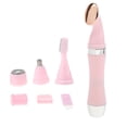 thumbnail image 2 of quatre en un Cara Eléctrica Bikini Ceja Hair Remover Device Set , Rosado Macarena Removedor de pelo para las mujeres, 2 of 8