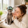 thumbnail image 5 of Pet Round Baseball Cap With Ear Holes, Adjustable Summer Sun Hat For Small Pets Outdoor Sun Protection, 5 of 9