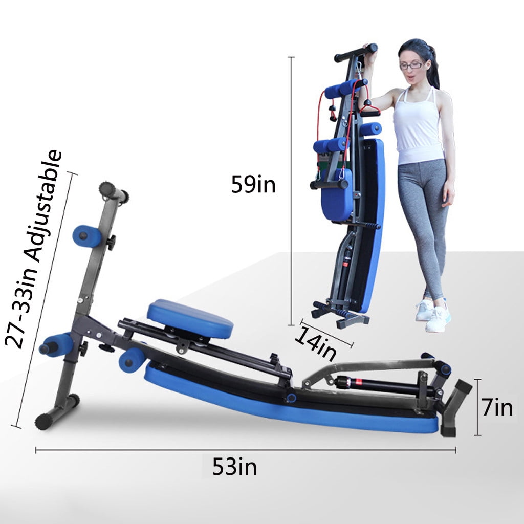 Details about   Hydraulic Rowing Machine Foldable Beauty Waist Supine Board Sit Up Bench Home 