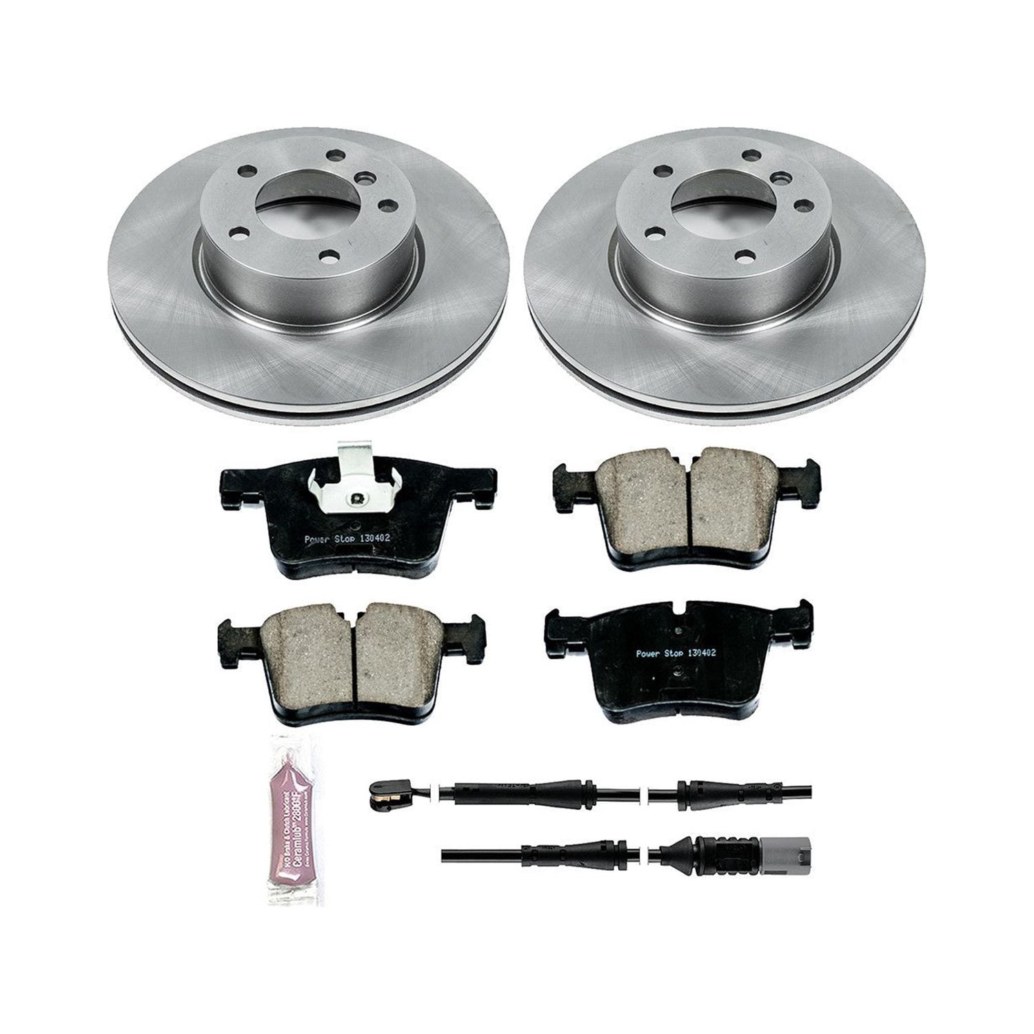 Power Stop Front Stock Replacement Brake Pad and Rotor Kit KOE6743