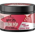 thumbnail image 3 of Got2b Color Pop Semi-Permanent Hair Color Mask, Red, 5.1 oz, 3 of 12