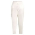 thumbnail image 4 of Mifelio Dress Pants Women, Women's New Casual Fashion Slim Fit Bag Hip Casual Pants Women's Pants White S, 4 of 4