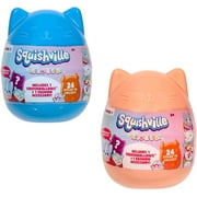 Squishmallows Squishville Easter Eggs, Series 7-2 Pack - Official Kellytoy- Collectible Mini Stuffed Animal Toy Plush & Accessories, Styles May Vary- Easter Basket Stuffer Gift for Kids, Girls & Boys