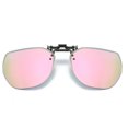 thumbnail image 2 of Clip espejo miopía clip polarizado moda ojo de gato metal gafas de sol volteadas ultraligeras, 2 of 6