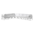 thumbnail image 1 of Meridian Furniture Nizuc White Outdoor Patio Modular Sectional, 1 of 9