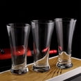 thumbnail image 4 of Juego de 6 vasos de agua transparentes, 5 tamaños, vasos de cerveza artesanal de cintura delgada for disfrutar al máximo de la cerveza., 4 of 7