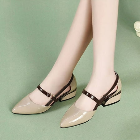 

Cathalem Platform Slides Sandals for Women Breathable High Heeled Casual Women S Pointed Toe High Heeled Daisy Sandals for Women Khaki 6.5