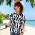 thumbnail image 2 of Tkrady Toddler Boys Short Sleeve T Shirt Casual Cartoon Gentleman Tops Holiday Floral Shirts, Sizes 2-12 Years, 2 of 7