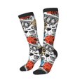 thumbnail image 2 of Bingfone Compression Socks For Women And Men Long Socks For Running Athletic Cycling Nurse-French Food, 2 of 9