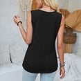 thumbnail image 5 of Sngxgn Camisole for Women, Airy Soft Comfy Tank Tops Cami Undershirt(Black,XL), 5 of 7
